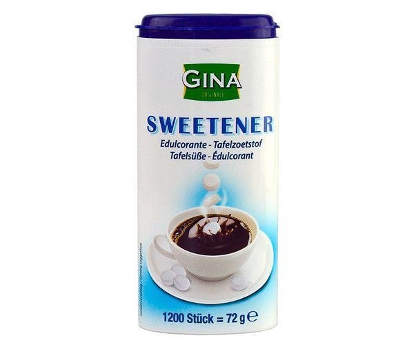 Замінник цукру Gina 1200 таблетки 72г